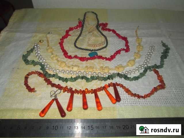 Бусы СССР из драгоценных камней Евпатория - изображение 1