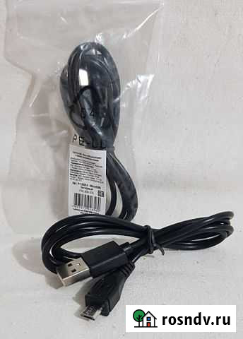 Кабель robiton Micro 1м черный оптом Симферополь - изображение 1