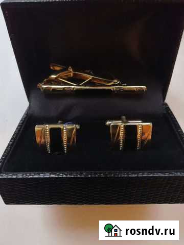 Комплект запонки/зажим для галстука Санкт-Петербург - изображение 1