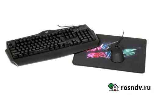 Клавиатура+мышь+ковер проводная dexp Hellfire GS-1 Владимир