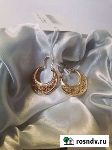Золотые серьги Вологда - изображение 1