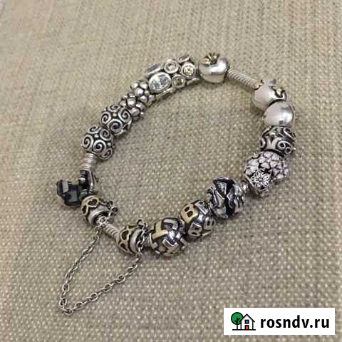 Pandora биколор шармы браслет кольцо цепочка Ижевск - изображение 1