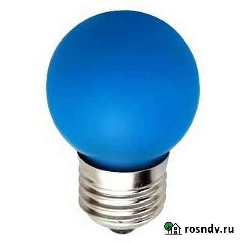Лампа светодиодная LB-37 E27 220В 1Вт синий цвет Ульяновск - изображение 1