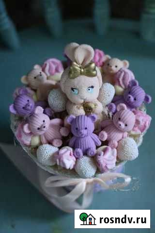 Букет из шоколадных мишек Вологда - изображение 1