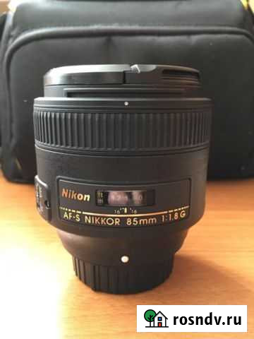 Nikon 85mm f/1.8G AF-S Nikkor объектив для портрет Уфа - изображение 1
