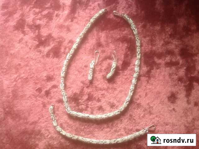 Новый серебряный комплект украшений Воронеж - изображение 1