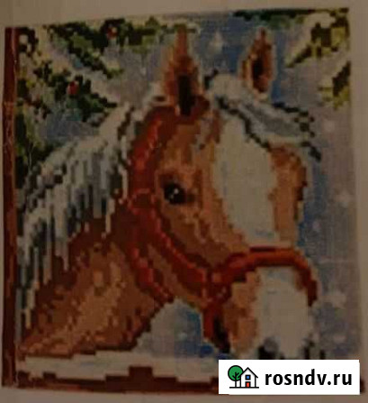 Бриллиантовая картина. Алмазная мозаика лошадь Калининград - изображение 1