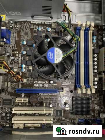 Обмен Материнская плата + i3 + ddr3-2GB Ачинск - изображение 1