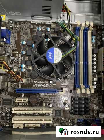 Обмен Материнская плата + i3 + ddr3-2GB Ачинск - изображение 1