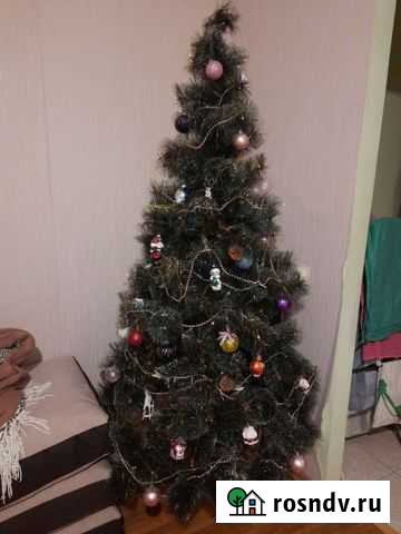 Елка искусственная 210 см б/у Омск - изображение 1