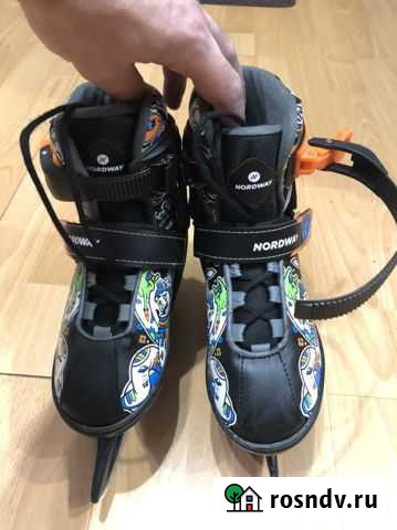 Коньки раздвижные детские Nordway slide BOY р31-36 Липецк - изображение 1