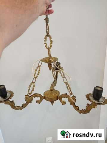 Люстра бра бронза латунь СССР Липецк - изображение 1