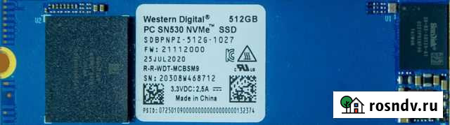 Ssd m2 NvME 512gb Western Digital Александров - изображение 1