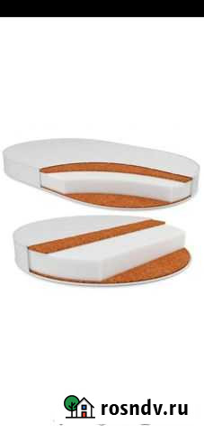 Матрасы новые в круглую и овальную кроватку Кировск - изображение 1