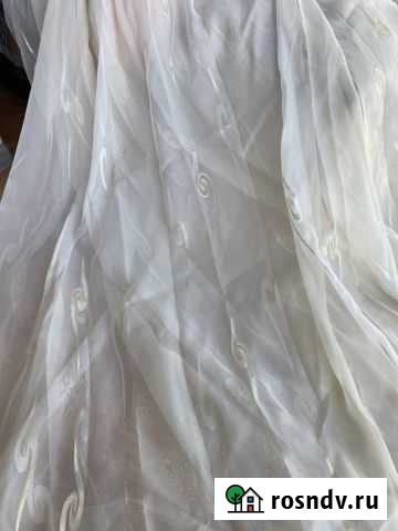 Нежный золотистый Тюль Сочи - изображение 1