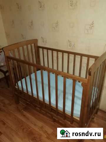 Кровать с матрасом и маятником Иваново - изображение 1