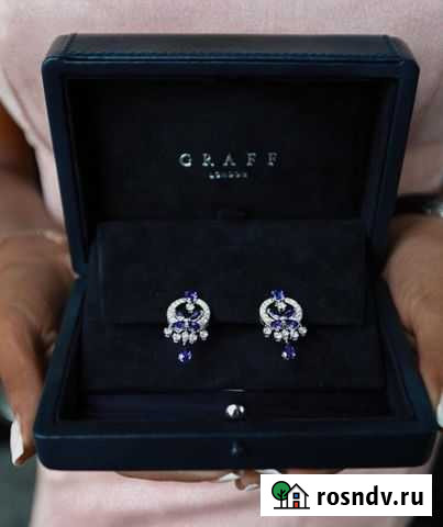 Серьги Graff 1.75 ct Новосибирск - изображение 1