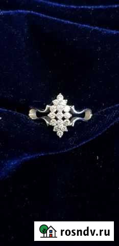 Кольцо, белое золото 585 пробы,бриллианты Конаково - изображение 1