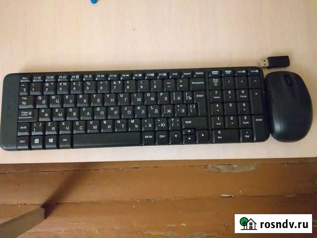 Беспроводная клавиатура и мышь logitech Рыбинск - изображение 1