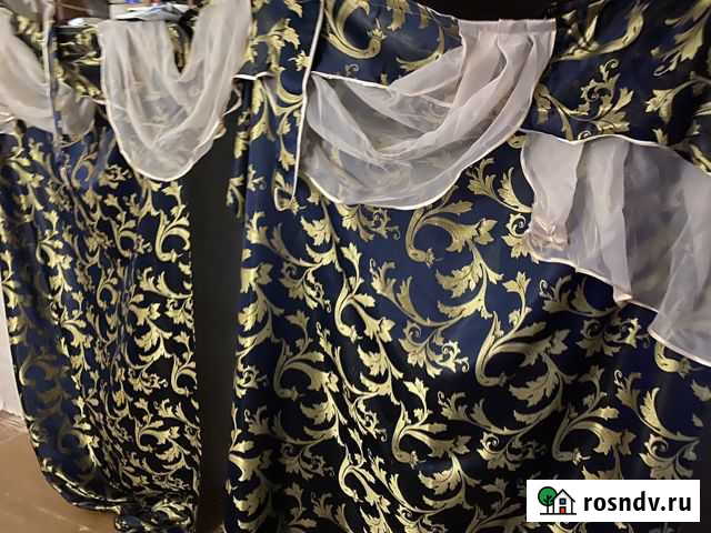 Шторы с ламбрекеном Никель - изображение 1