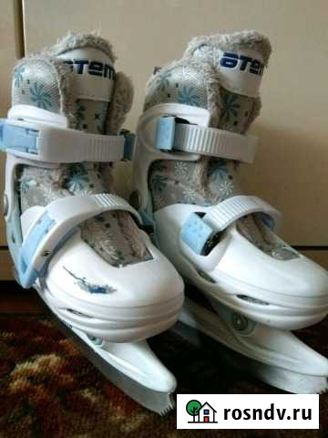 Коньки фигурные раздвижные размер 27-30 Тула - изображение 1