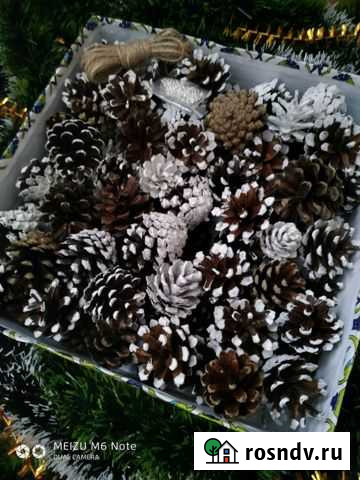 Эко гирлянда, шишки, сосновые Санкт-Петербург - изображение 1