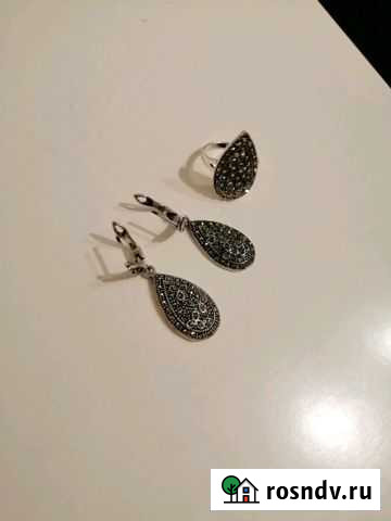 Серёжки и кольцо новые Королев - изображение 1
