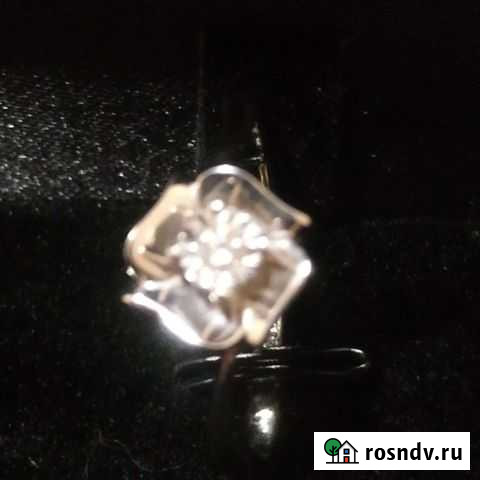Кольцо из белого золота с бриллиантом новое Тула - изображение 1