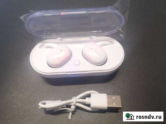 Беспроводные наушники новые белые Улан-Удэ - изображение 1