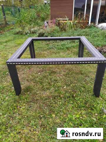 Стол садовый пластиковый имитация ротанга(плетёный Иркутск - изображение 1