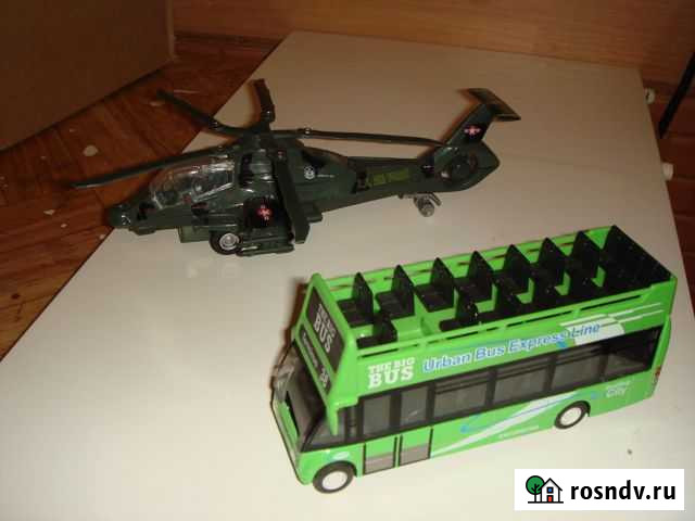 Игрушки вертолет и автобус Самара - изображение 1