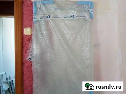 Стеклянная дверь. В комплекте петли, ручка и замок Комсомольский - изображение 1