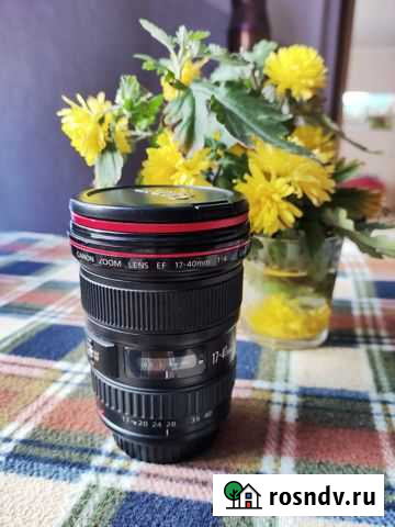 Фотообъектив Canon EF 17-40mm F4.0 L USM Симоненко - изображение 1