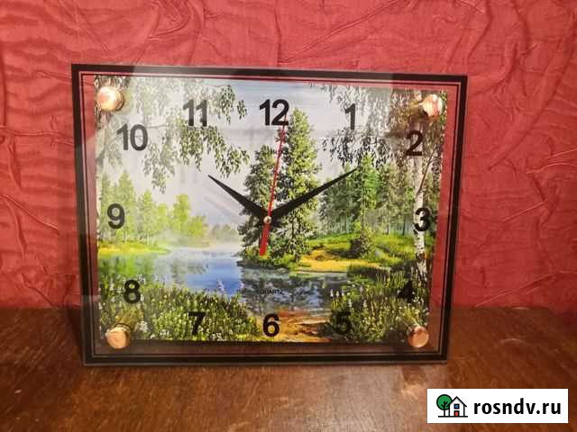 Часы настенные (сюжет за стеклом), новые Нижний Новгород - изображение 1