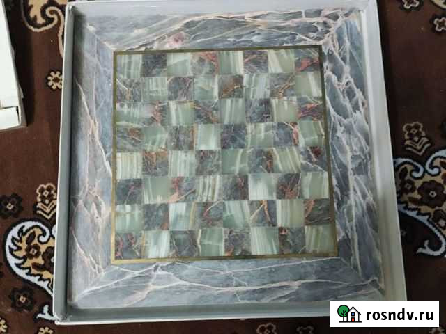 Новые шахматы ручной работы из мрамора коллекционн Москва - изображение 1