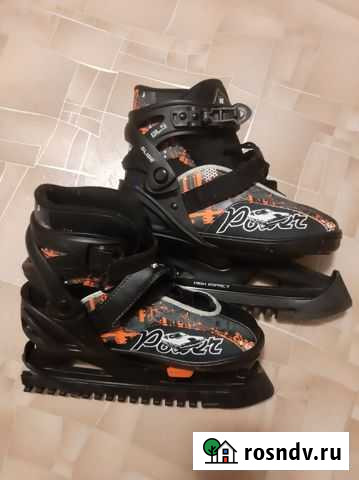 Продам коньки для мальчика Биробиджан - изображение 1