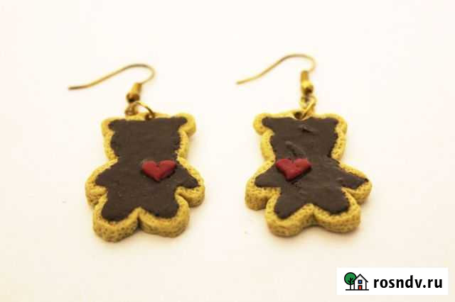 Серьги Медвежата. Новые Ярославль - изображение 1