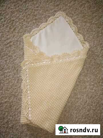 Конверт-одеало на выписку (вязаный) Мелеуз - изображение 1