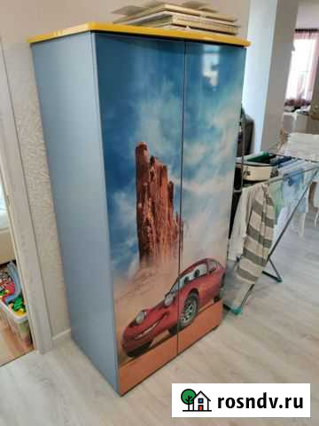 Шкаф детский тачки Среднеуральск - изображение 1