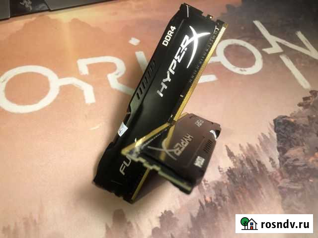 Kingston hyperx fury ddr4 2x8Gb Иваново - изображение 1