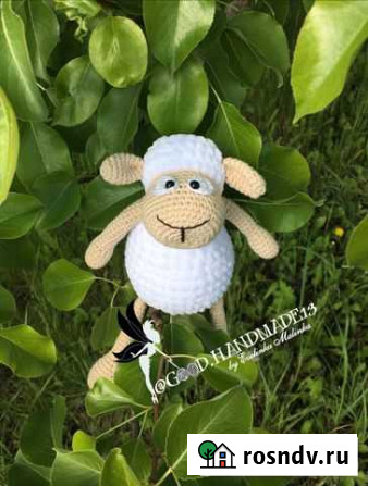 Вязаная игрушка овечка Саранск - изображение 1