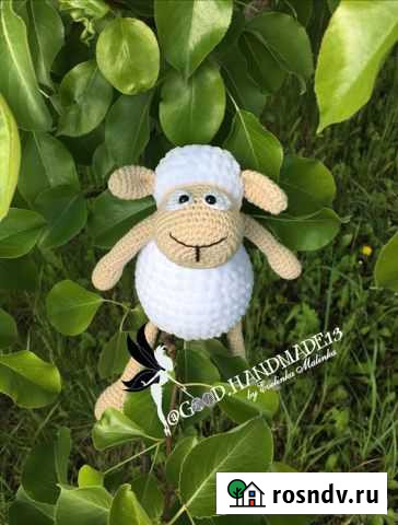 Вязаная игрушка овечка Саранск - изображение 1