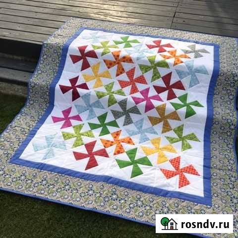 Покрывало лоскутное пэчворк Мосрентген - изображение 1