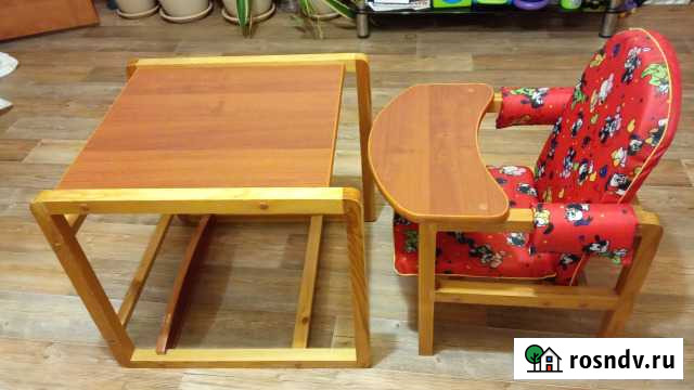 Детский стульчик для кормления, стол и кресло Москва - изображение 1
