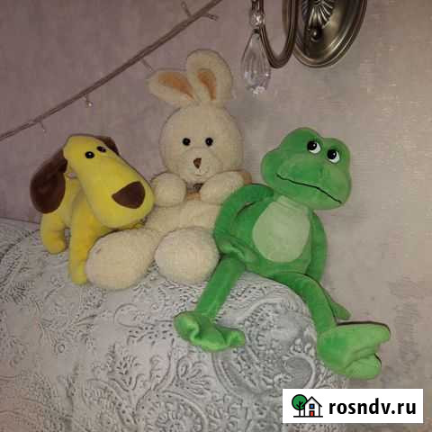 Мягкая игрушка заяц, собака, лягушка Самара - изображение 1