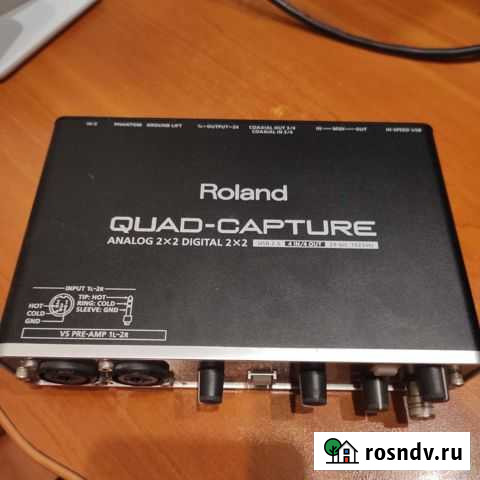Roland quad-capture, внешняя звуковая карта Рязань - изображение 1