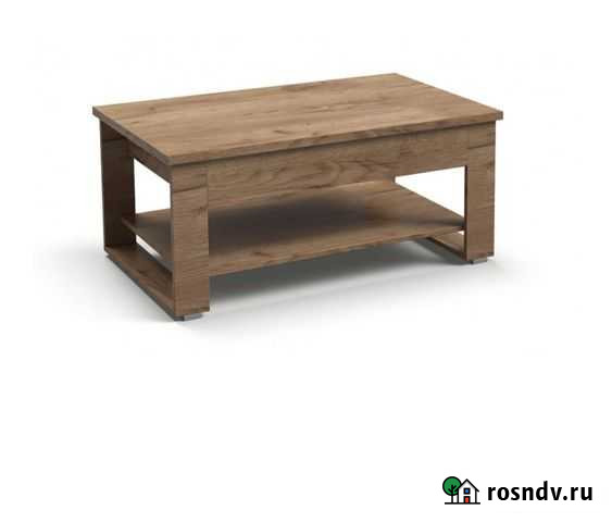 Журнальный стол lux крафт табачный Тольятти - изображение 1