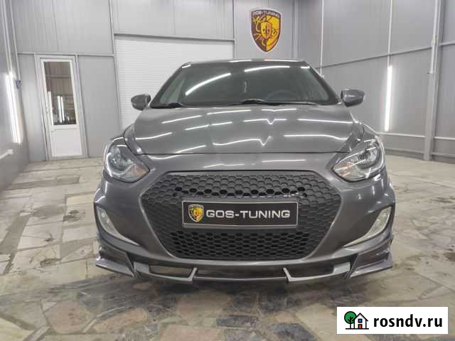 Решетка радиатора Маска бампера на Hyundai Solaris Домодедово - изображение 1