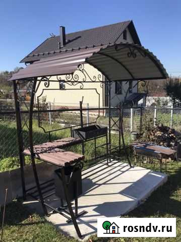 Мангальная зона с крышей Калуга - изображение 1