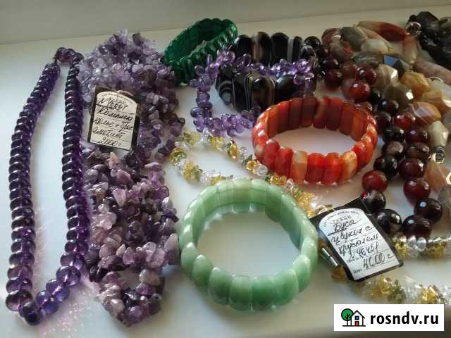 Бусы и браслеты из натуральных камней Петропавловск-Камчатский - изображение 1